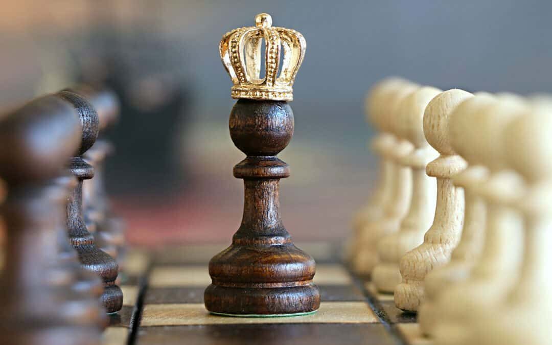 Content is King - King Chess Piece