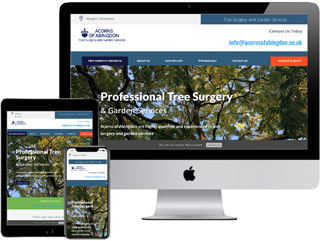 One-Page Website - Acorns of Abingdon