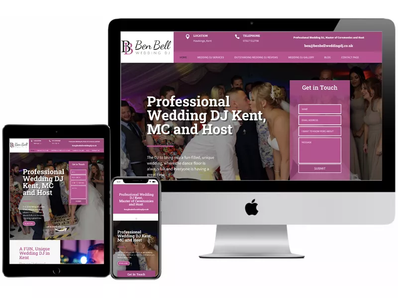 Ben Bell Wedding DJ Website