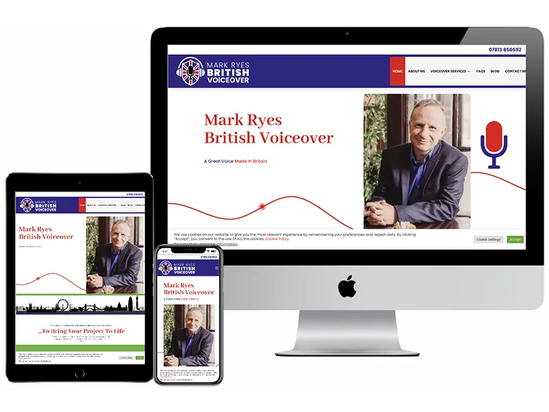 British Voiceover Website by Web SEO Assist 800x600